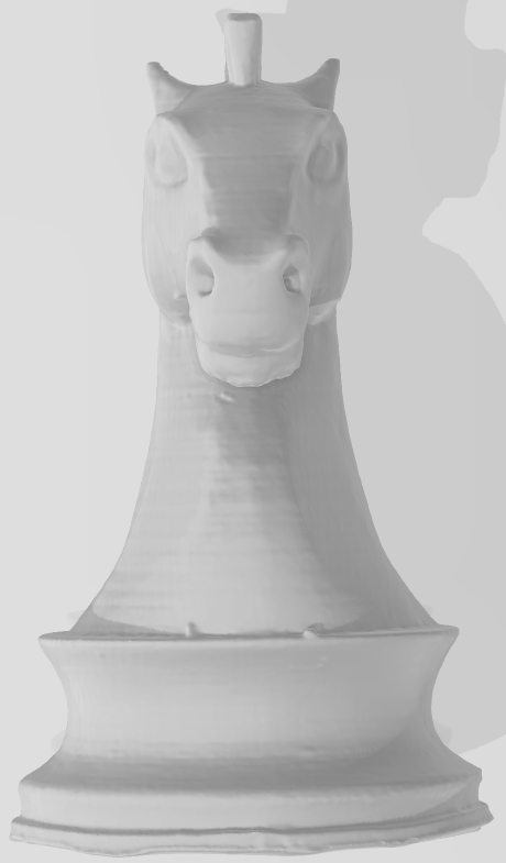 porovnávací model šachovej figuríny koňa