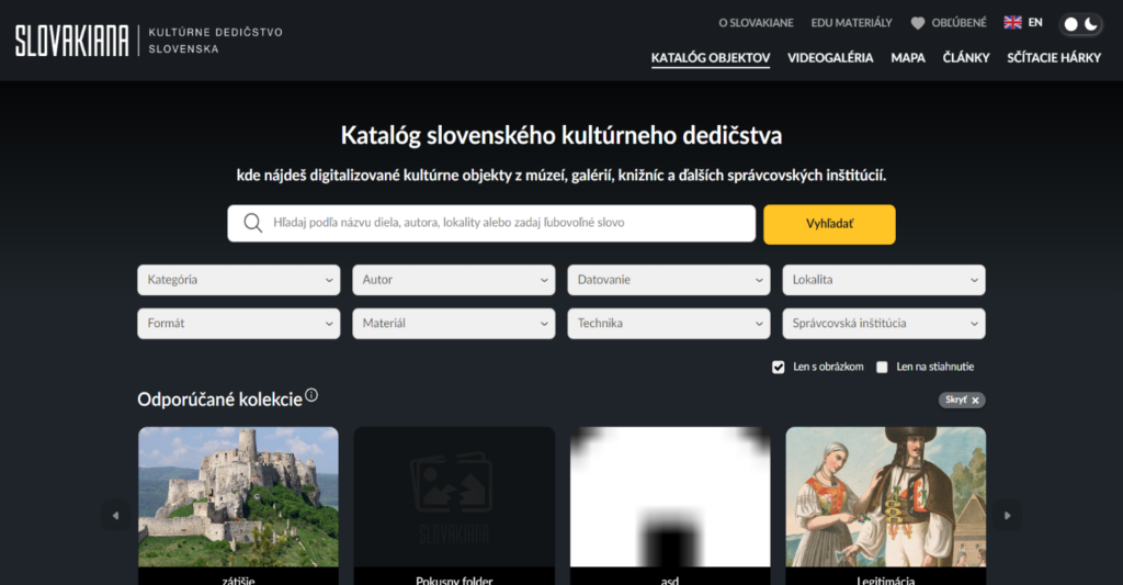Slovakiana home page